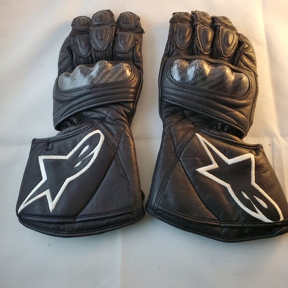 Alpinestars SP-2 Gloves (SMALL) (BLACK) 93% leather - Picture 1 of 8